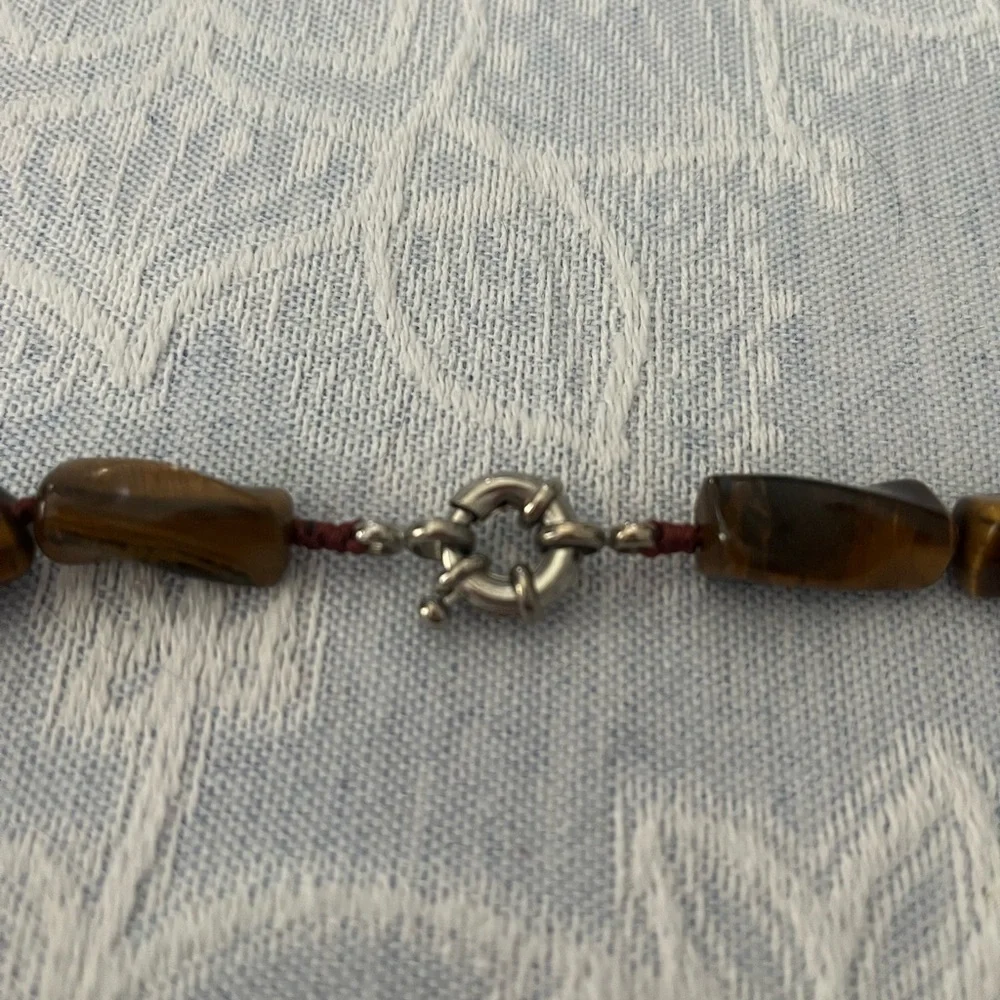 Tigers Eye chunky necklace - Anthropology look for less!! - Picture 3 of 4